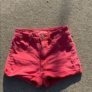 american eagle high waisted shorts